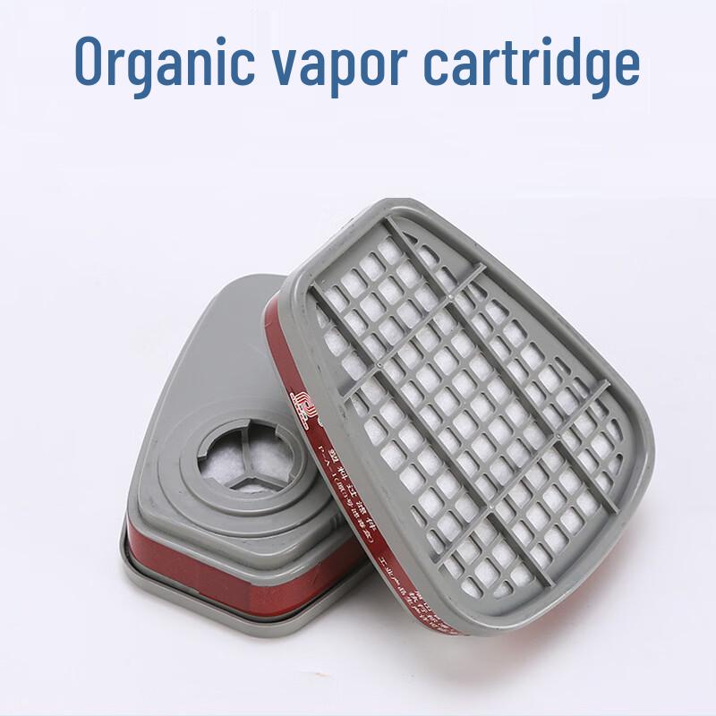 DAXTE Full Face Respirator Mask with Activated Carbon Filters