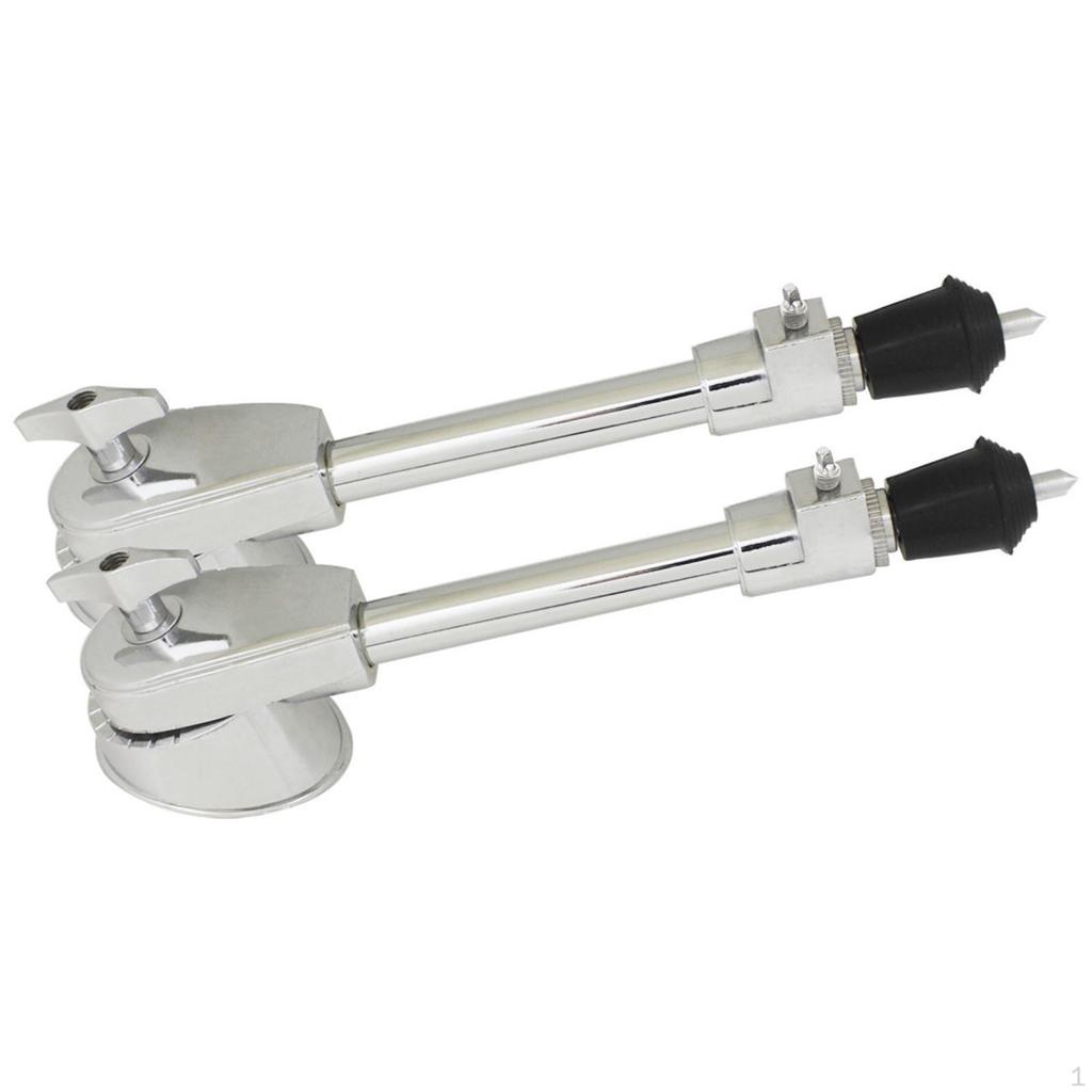 Bass Drum Legs Telescopic Adjustable Hardware for Drummers, Percussionists, Rehearsal