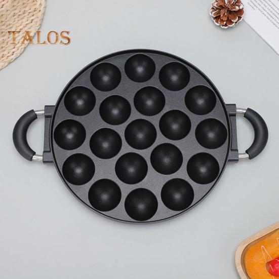 7 Gaats Kook Cake Pan Gladde Omelet Pan Anti-aanbak Koekenpan voor Octopusballen Ontbijt Omelet Maker