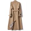 Coats for Women Winter Mid-length Trench Coat Knee-length Slim-fit Thickened Windbreaker Loose Casual Coat Top