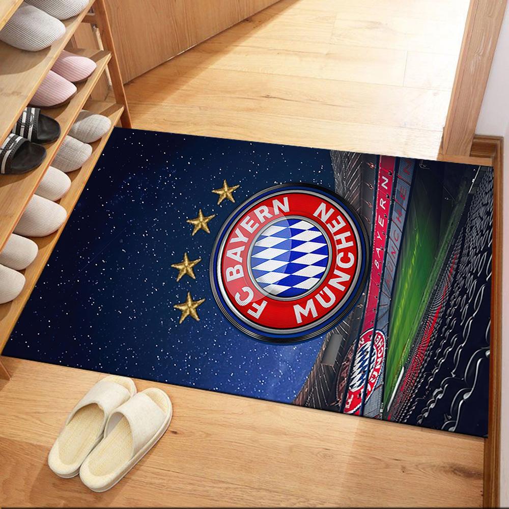 Fc Bayern München Victory Square Rugs Are a Great Choice for Living Rooms, Bedrooms, Home Décor, and As Gifts.