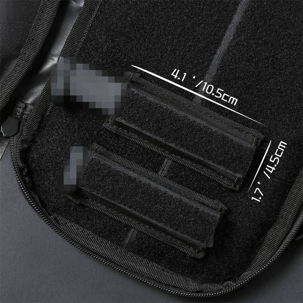 Outdoor multi-functional 9mm single-piece EDC insert Velcro hook textured bullet bag