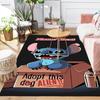 Custom 1Pc Lilo Stitch Adventure Rug Office Carpet Indoor Outdoor Entrance Doormat Nonslip Soft And Comfortable Living Room D916290