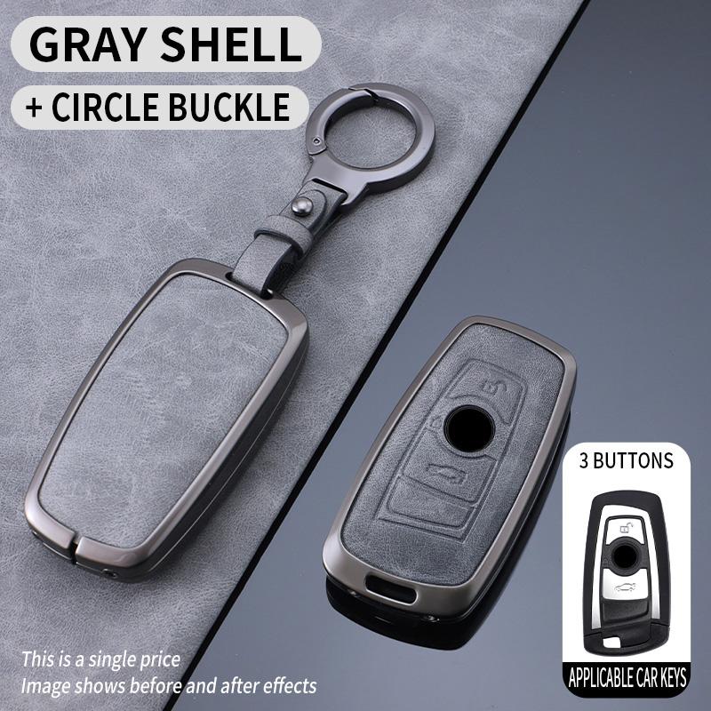 Metal Car Key Cover Fob Case Shell Accessories For Bmw F 3 5 7 Series X3 X5 F10 F20 F30 F40 E90 E92 E93 Cas4 Fem Ews5