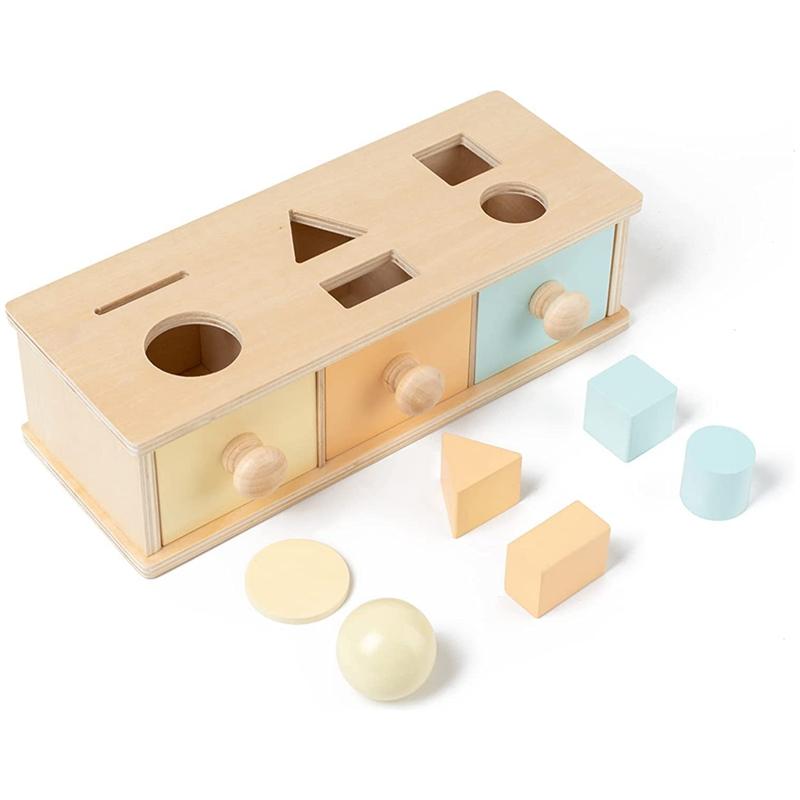 Montessori Wooden Multi-function Box Game Learning Early Education Preschool Training Teaching Kids Aids Baby Toys