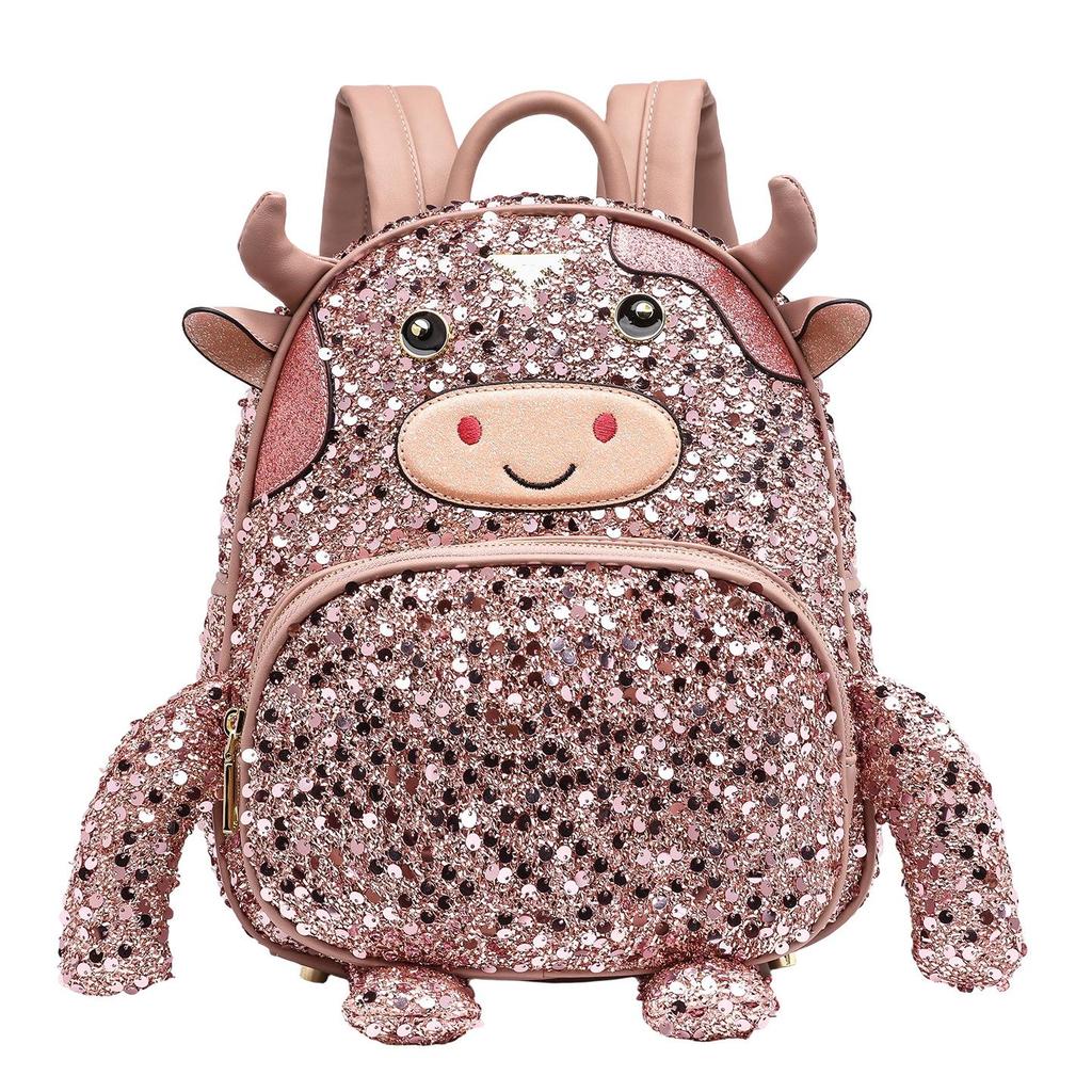 Cute Animal Shaped Sequin Glitter Backpack - Trendy, Spacious Women's School Bag