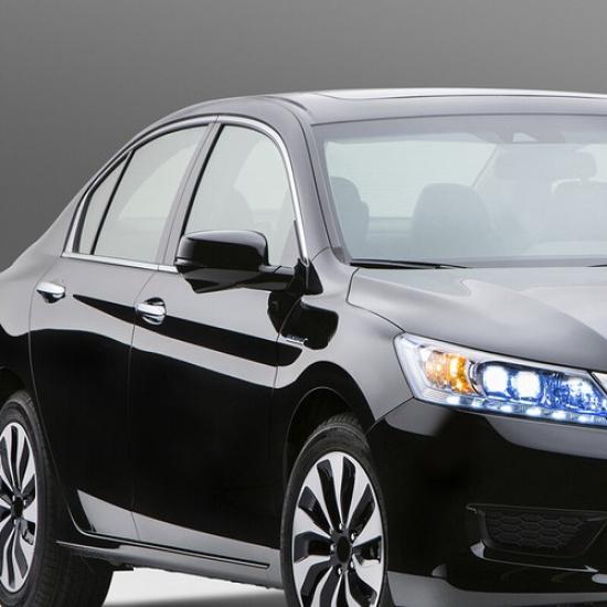 6X Black Window Pillar Posts Molding Trim Accessories For 2013-2017 Honda Accord