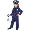 Dětský kostým policisty Námořnicky modrý s kloboukem, pouty, píšťalkou, opaskem Velikost 5-6 let 130 cm Halloween Role Play