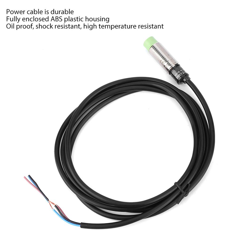 BERM PR124DN Interruptor de Proximidad Inductivo 3 Hilos NO NPN Sensor Interruptor 10~30VDC 4mm