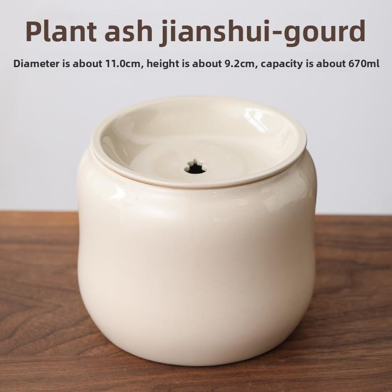 

Японская пепельная глазурь Кенсуй емкость для воды с крышкой ретро чаша для чайных отходов для домашнего использования аксессуар для церемонии кунг-фу маленький таз горшок