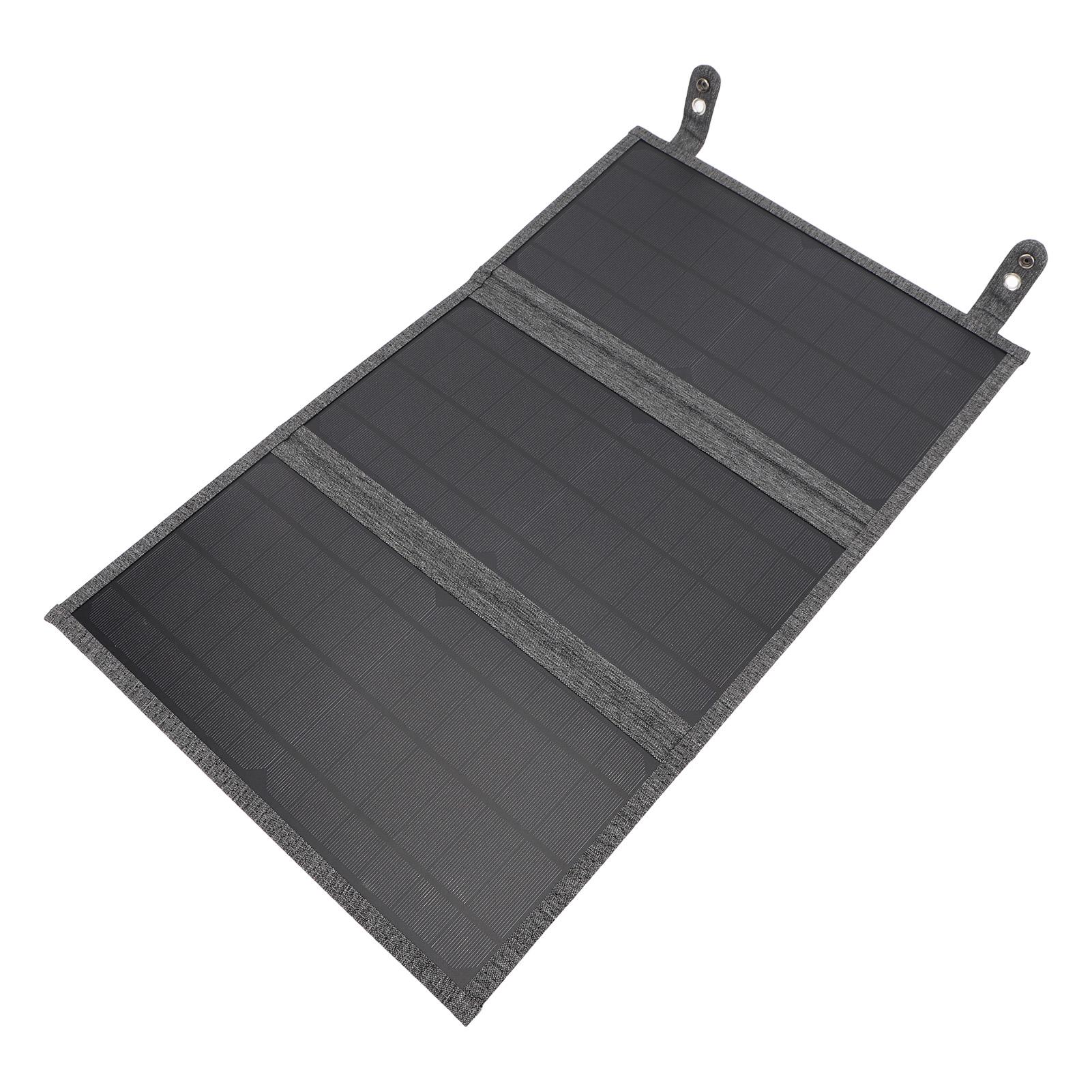 30W Portable Foldable Solar Panel Charger High Efficiency Monocrystalline IP65 Waterproof Solar Panel Kit for Outdoor Camping