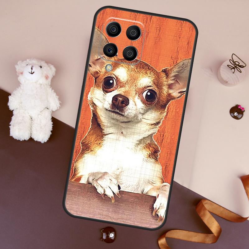 

Cartoon Chihuahua Dog Case For Samsung Galaxy M36 M55 M35 M15 M56 M16 M54 M14 M34 M31 M11 M13 M53 M12 M32 M52 M06 Samsung M53