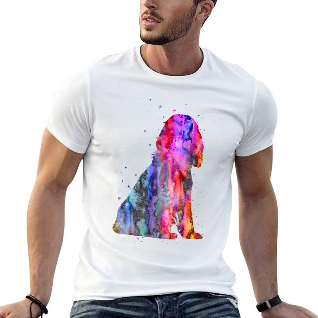 English Cocker Spaniel Watercolor Cocker Spaniel Cocker Spaniel TShirt Unisex Graphic T Shirt Unisex T Shirt Luxury TShirt