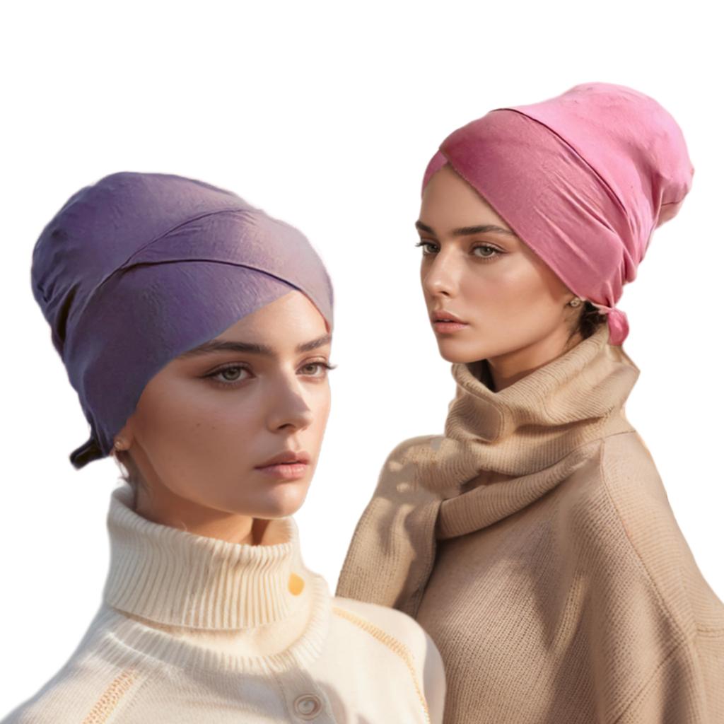 NEW Cotton Undercaps Cross Front Tie Back Inner Adjustable Muslim Under Scarf Saudi Arab Women Inner Hijab Cap