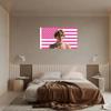 WENWELL Interesting Jeremiah N Flag Tapestry, Pink Fisher Wall Art Poster Fans Gift Merch, 3x5 Feet, Polyester with Brass Grommets