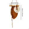 Leaves Woven Tapestry Decoration Bohemian Cottons Handmade Wall Art Leaf Tassel Macrame Hanging