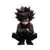 13CM Anime Jujutsu Kaisen Figure Fushiguro Megumi Q Version Squat Position Anime Model Toys Gifts Collection Decoration PVC