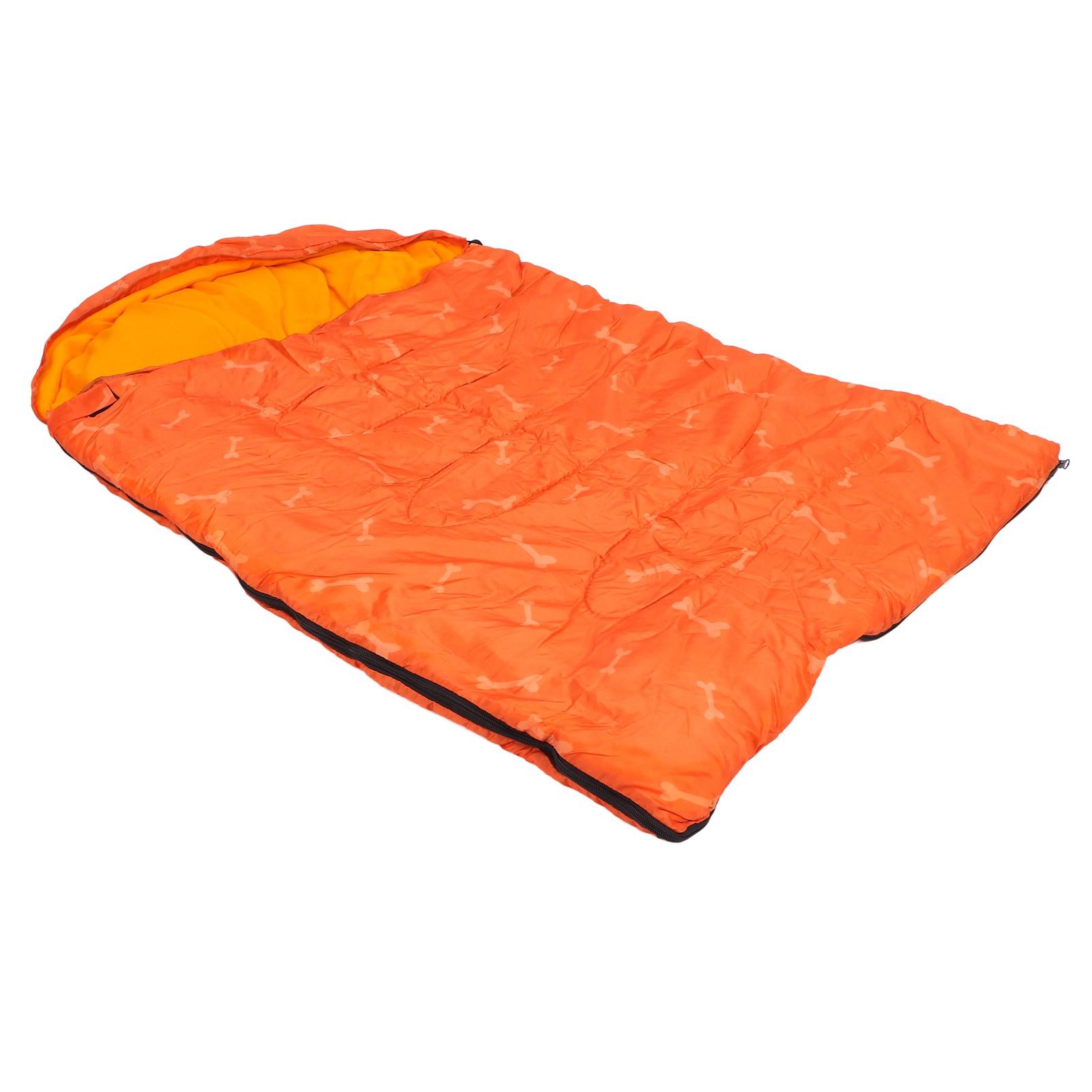 

Dog Sleeping Bag Soft Warm Waterproof Packable Pet Bed with Storage Bag for Camping Hiking Travel