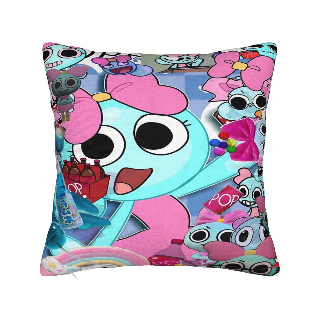 Dandys Värld Spel Tecknad Kuddfodral Mjuk Kuddefodral Mode Kuddfodral För Soffa Sovrum Heminredning