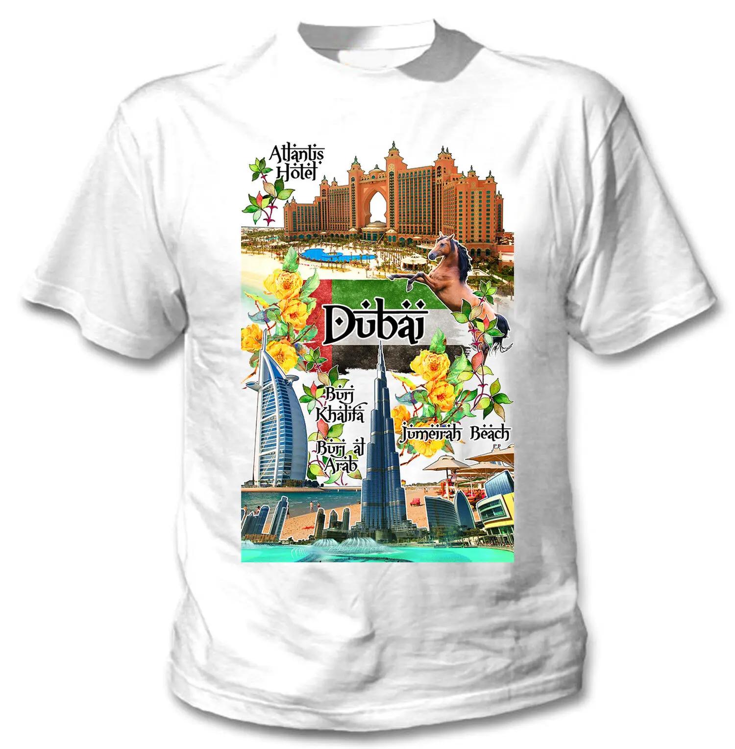 

Uae Dubai New 100% Cotton Mens T-Shirt Summer O-Neck Short Sleeve Casual Unisex T-shirt Size S-3XL - Men s Summer Cotton Grap... 5XL різнокольоровий