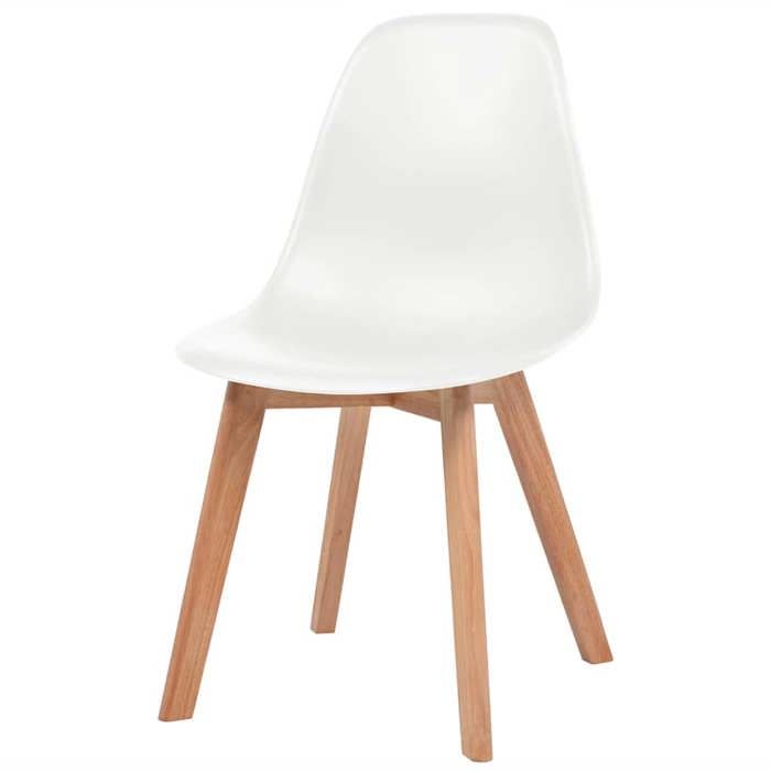 VidaXL 6x Chaise de Salle à Manger Blanc Chaises à Manger Chaises de Cuisine 244773