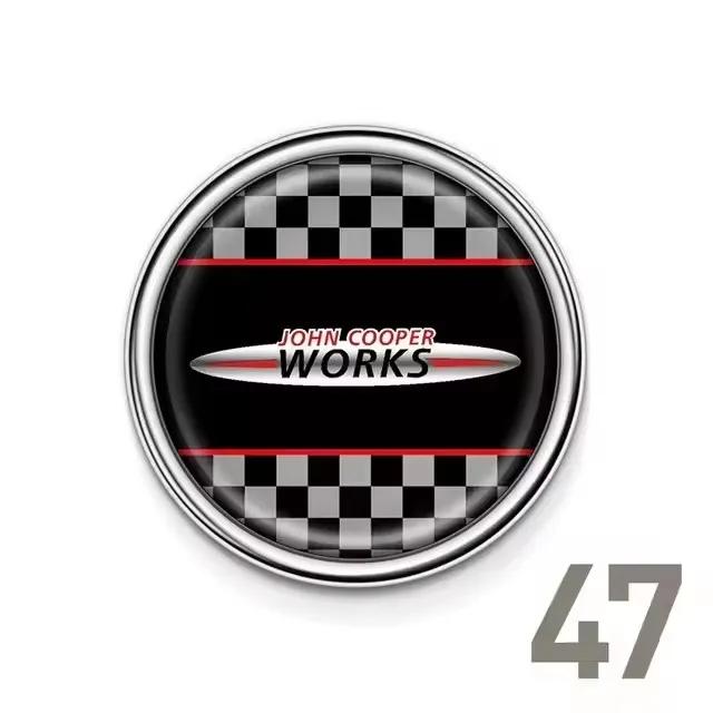 6CM Metal Car Side Rear Sticker Window Badge for MINI COOPER JCW F56 F60 R60 R61 F60 Cooper S Countryman Paceman Decoration Dymfu11