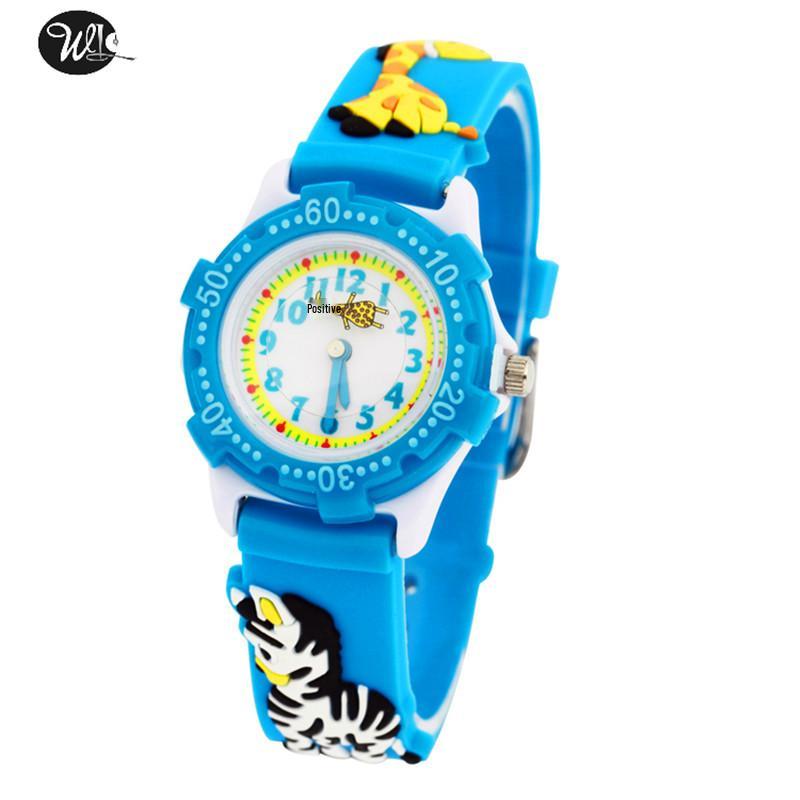Children's 3D Cartoon Quartz Silicone Waterproof Watch