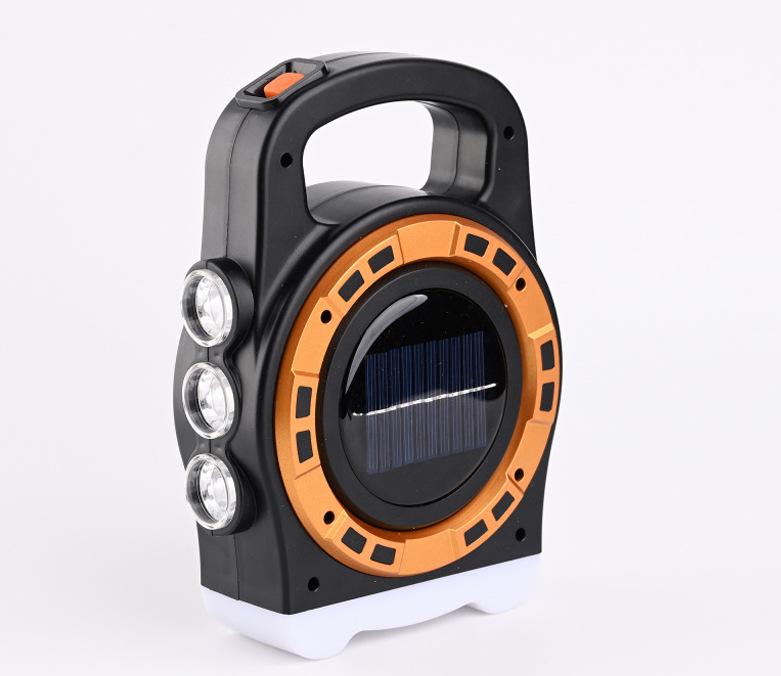 Multifunctional Solar USB Rechargeable Portable Lamp for Night Fishing and Camping