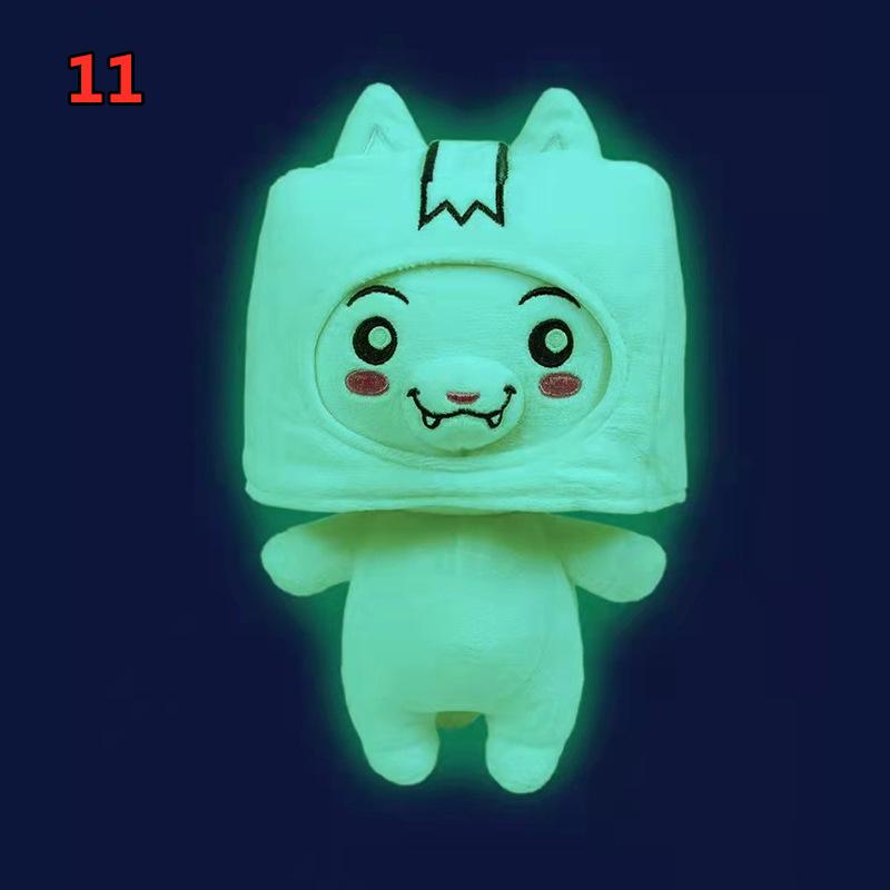 18 Styles Lankybox Plush Doll Luminous Plush Toy Stuffed Toys Children's Birthday Gift