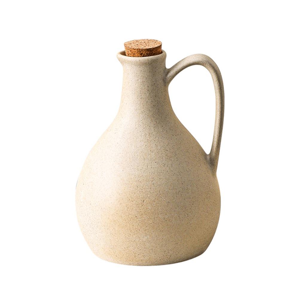 Matte Japanese Style Minimalist Oil Pot Vintage Oil Bottle Simple Seasoning Bottle Dinning Table