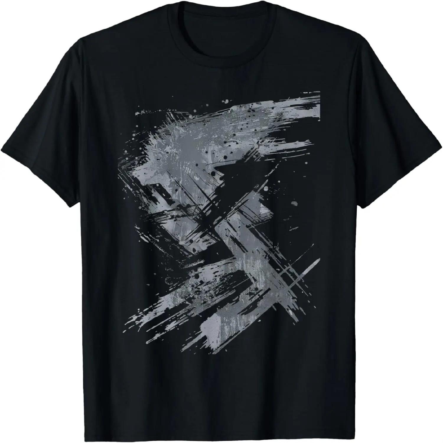 Black And White Urban Streetwear T-Shirt XXXXXL разноцветный