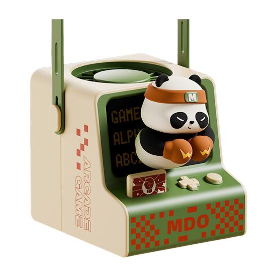 Настольный вентилятор в виде игровой консоли с ремешком, перезаряжаемый по USB, мультяшное животное, подвесной Panda