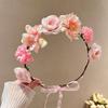 Bohemia Style Simulation Wreath Thai Wedding Headwear Exquisite Flower Headband  Summer