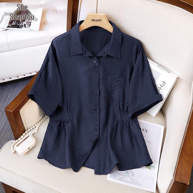 Tachi Women s Pleated Polo Half-Sleeve Shirt S