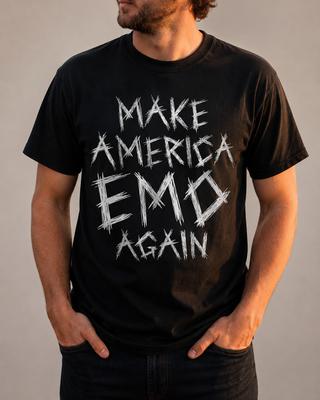 Make America Emo Again Funny Goth US T-Shirt