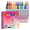 12/24 Colors Nail Art Pen Set Quick Dry Graffiti Nail Art Markers Fine Tip Waterproof Polish Pens Drawing Painting Liner Brush
