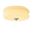Vintage Bauhaus French Cream Glass Ceiling Lamp for Bedroom or Balcony