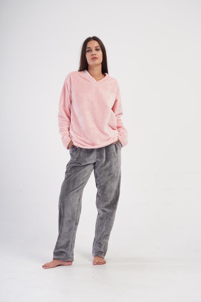 Women's Pyjamas Vienetta Soft Warm Fluffy Comfortable Long Trousers
