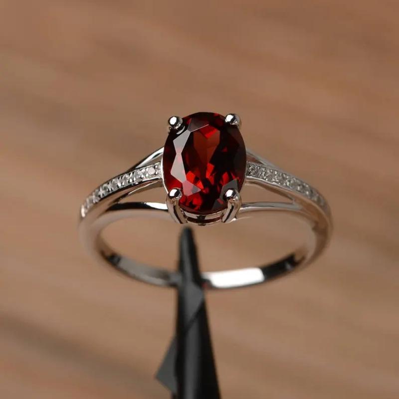 Eleganter Damen-Ovalzirkonring - Heiß verkaufter Stil