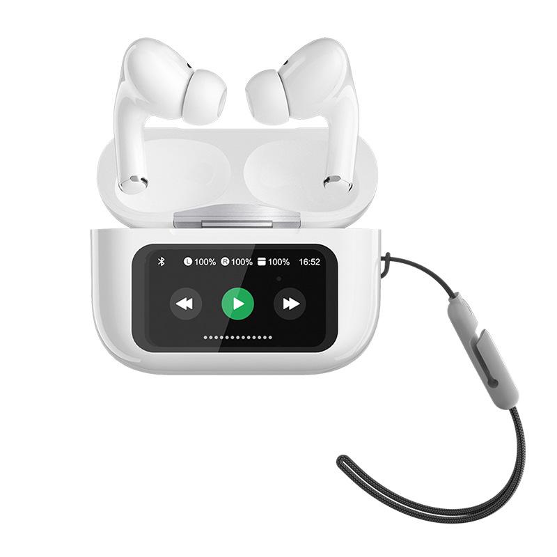 ANC Wireless Headphones with LED Smart Screen and Multifunctional Bluetooth In-Ear Design
