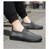 Lightweight Breathable Men's Slip-On Casual Shoes | Cushioned Comfort, Durable for Outdoor Fishing, Park Strolls & Summer Daily Wear - Black