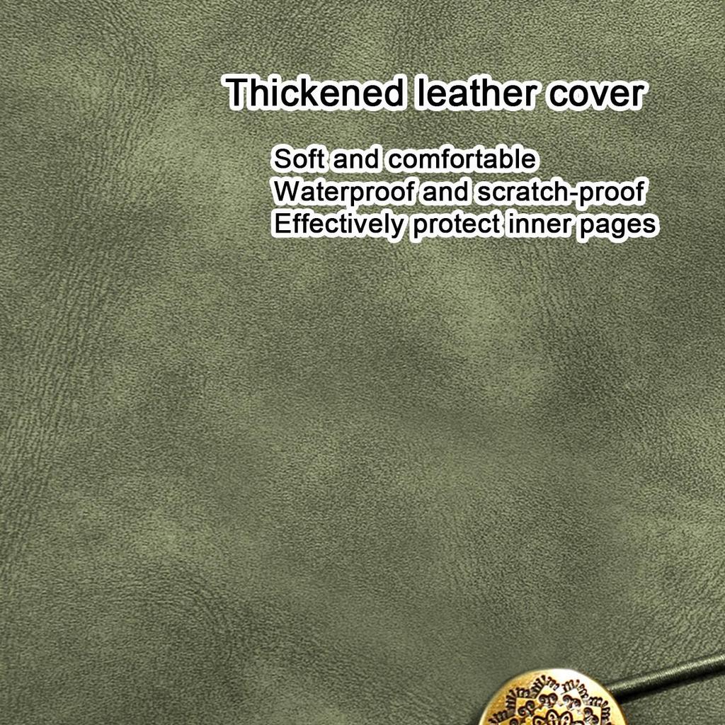 A5 Leather Buckle Business Notebook Gift Box, Student Subject Notes, Diary, Work Meeting Record Book, Travel Journal, Notepad, Lined Pages,