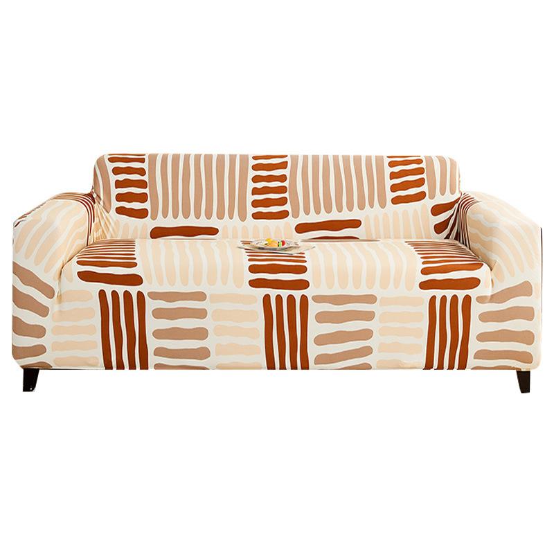 Solid Sofatrekk til Stue Elastisk 1/2/3/4 Seter Sofatrekk Beskytter L-formet Hjørnesofatrekk Sjeselong