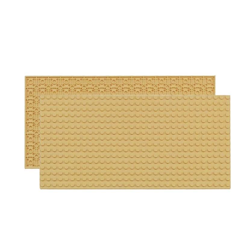 16x32 Double-sided Base Plate Base Plate Transparent ideal for Figures Construction Bricks Playthings ideal for Kids City Plates Plastic Material