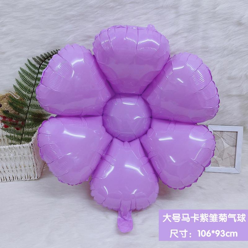 Wind White Little Daisy Balloon Egg Flower Chrysanthemum Birthday Arrangement Smiley Face Sun Flower Balloon