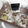 Home Office Protective Pad Dried Leaves and Flowers 120x60 cm