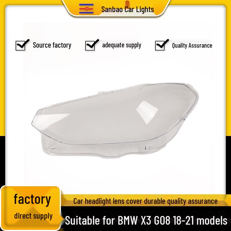 

Compatible Headlight Cover for BMW X3/G08 (2018-2021) LED Headlights. Headlight Cover - Right