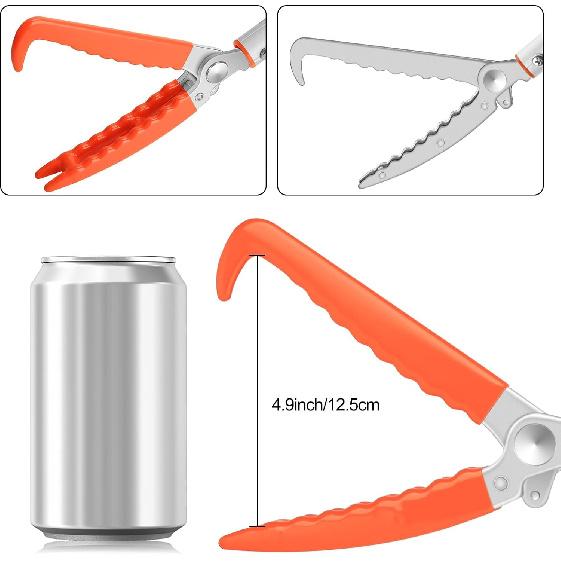 Kalkal 60" Snake Grabber Tool, Professional Aluminum Alloy Telescopic Rattle Snake Tongs, Reptile Grabber Snake Catcher Wide Jaw Pick-up Handling