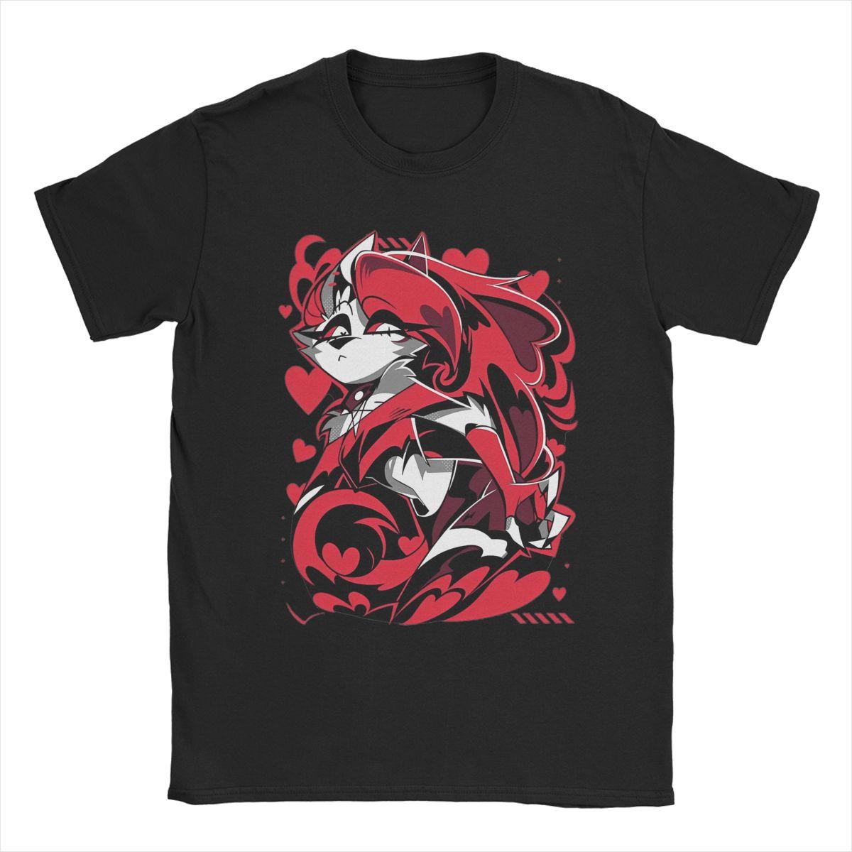

Humorous Cartoon Helluva-Boss T-Shirts for Men Crew Neck Cotton T Shirt Short Sleeve Tee Shirt Unique Tops 5XL різнокольоровий