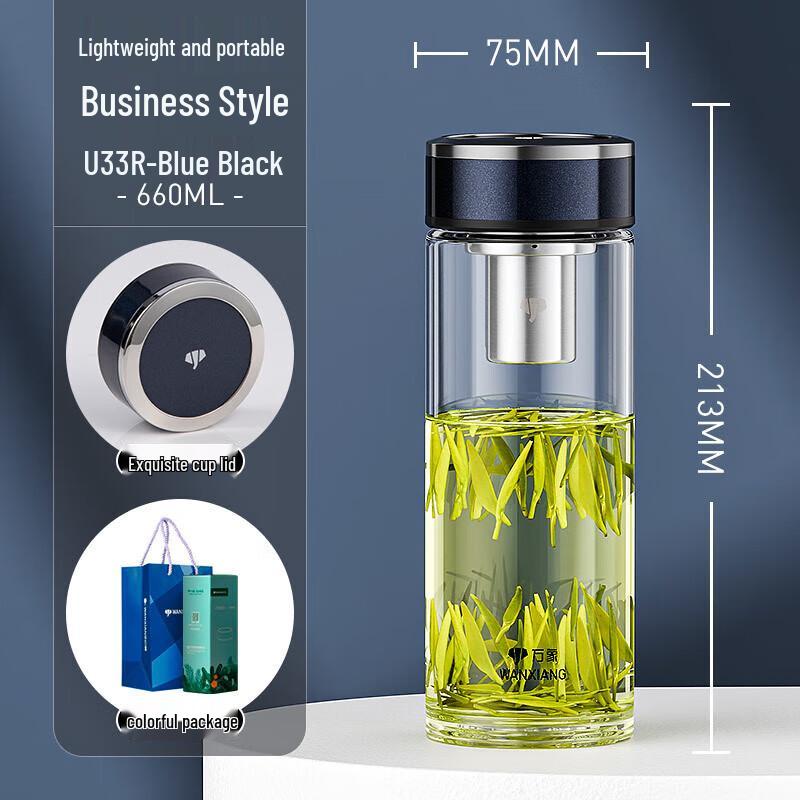 Vientiane Single Layer Glass Tea Cup